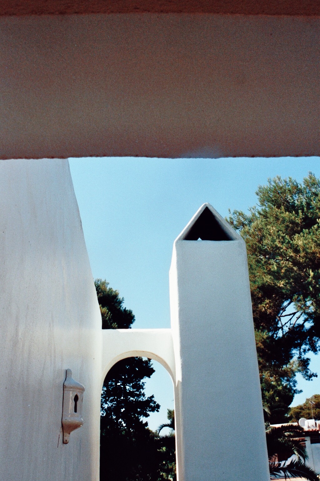 Ferienhaus Mallorca Palmen blauer Himmel